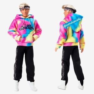 Mattel Creations Exclusive Barbie Signature Ken Doll Wearing“I Am Kenough”hoodie